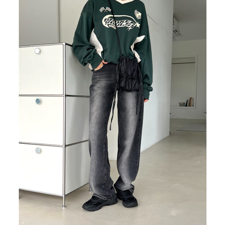 ウォッシュワイドデニムパンツ | by muni:r | 詳細画像10 