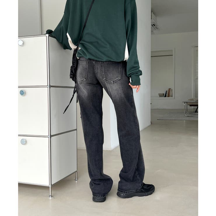 ウォッシュワイドデニムパンツ | by muni:r | 詳細画像13 