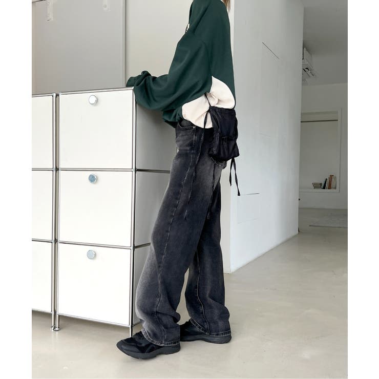 ウォッシュワイドデニムパンツ | by muni:r | 詳細画像14 