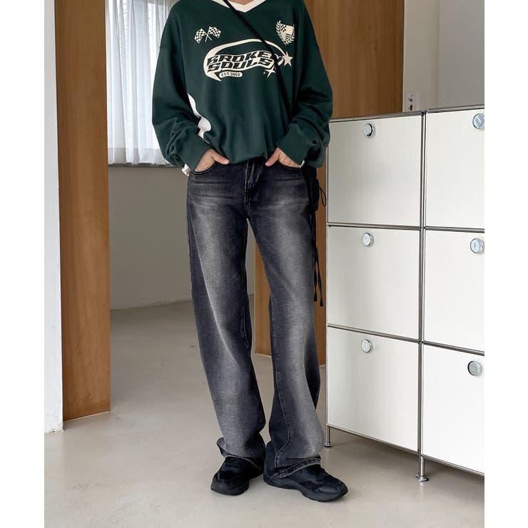 ウォッシュワイドデニムパンツ | by muni:r | 詳細画像2 