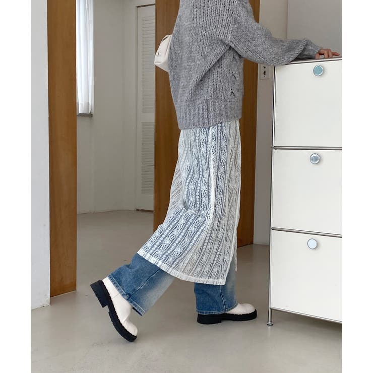 ウォッシュワイドデニムパンツ | by muni:r | 詳細画像21 