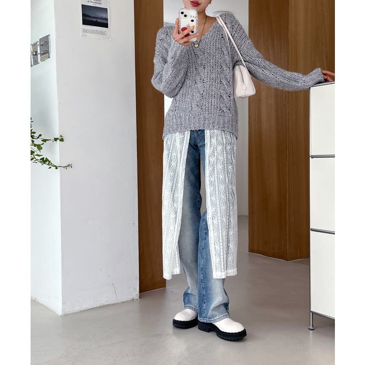 ウォッシュワイドデニムパンツ | by muni:r | 詳細画像24 