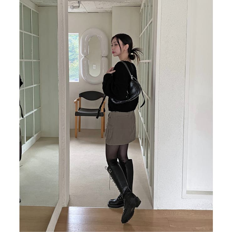 スリットもこもこニット | by muni:r | 詳細画像11 