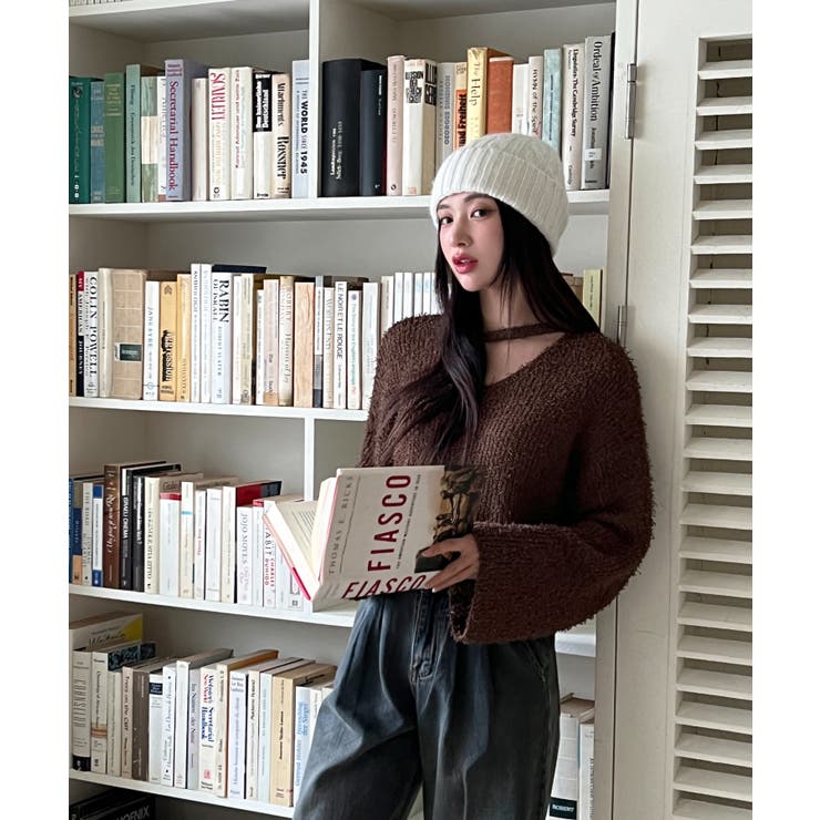 スリットもこもこニット | by muni:r | 詳細画像25 