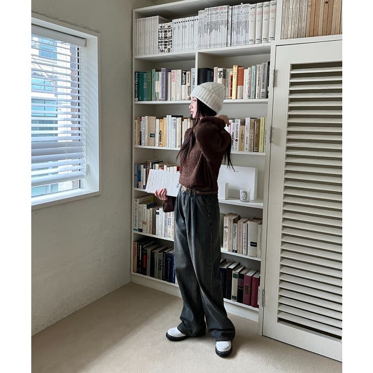 スリットもこもこニット | by muni:r | 詳細画像26 