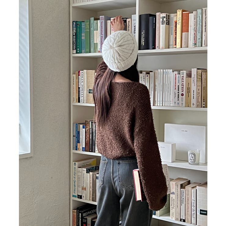 スリットもこもこニット | by muni:r | 詳細画像27 