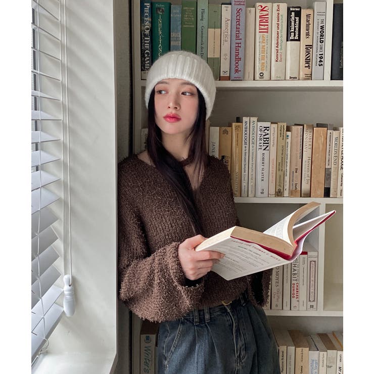 スリットもこもこニット | by muni:r | 詳細画像29 