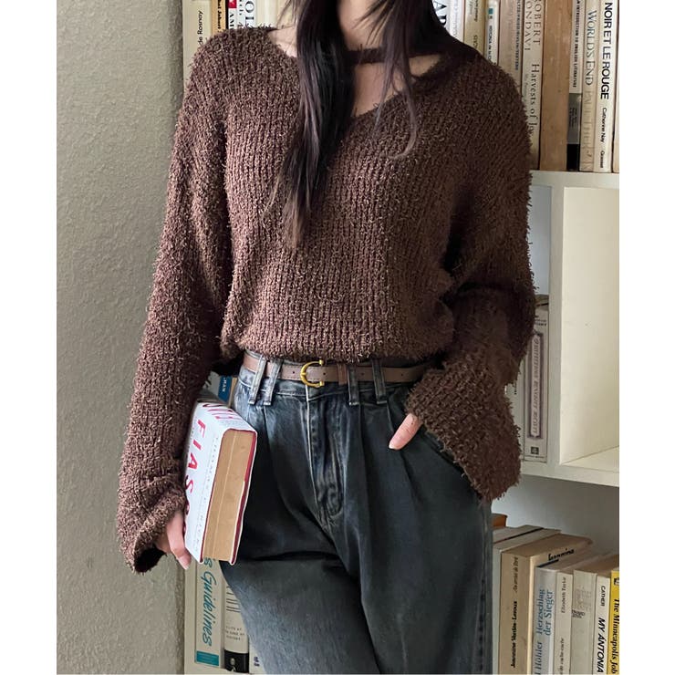 スリットもこもこニット | by muni:r | 詳細画像31 