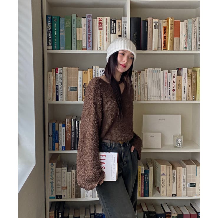 スリットもこもこニット | by muni:r | 詳細画像32 