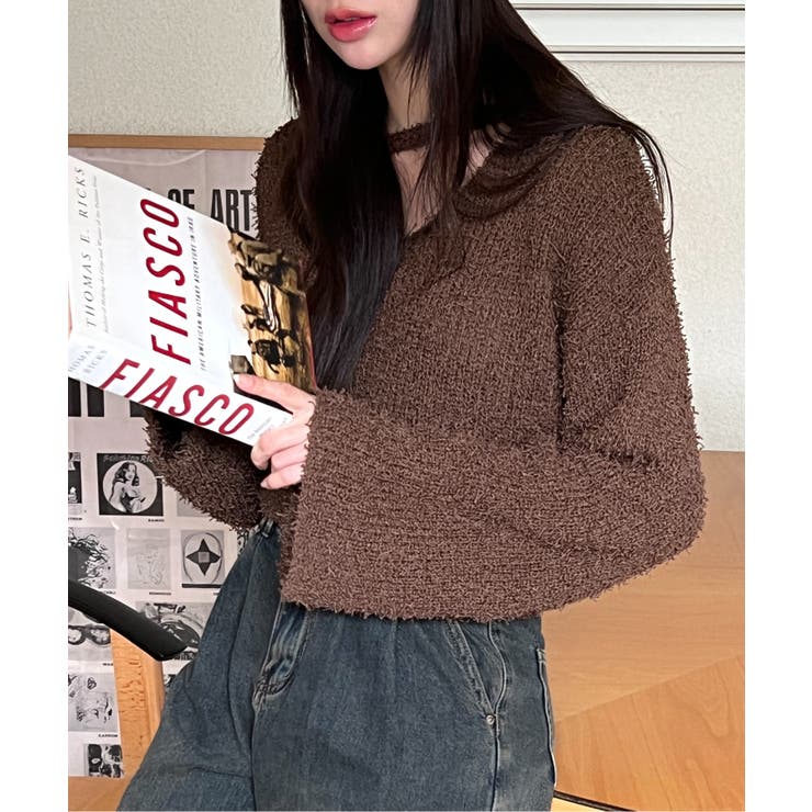 スリットもこもこニット | by muni:r | 詳細画像35 