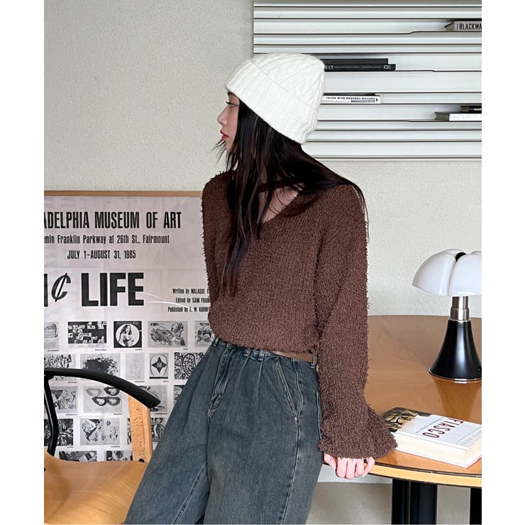 スリットもこもこニット | by muni:r | 詳細画像36 