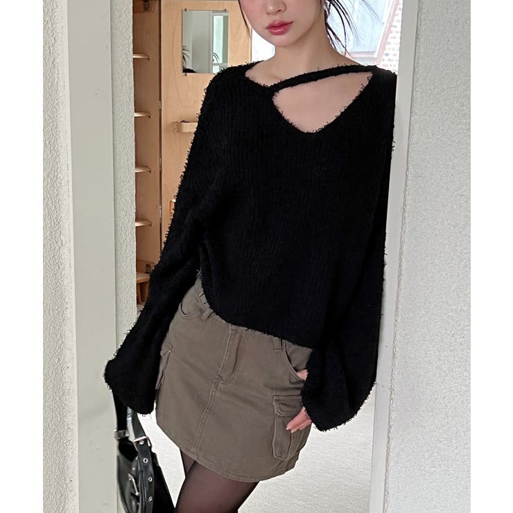 スリットもこもこニット | by muni:r | 詳細画像4 