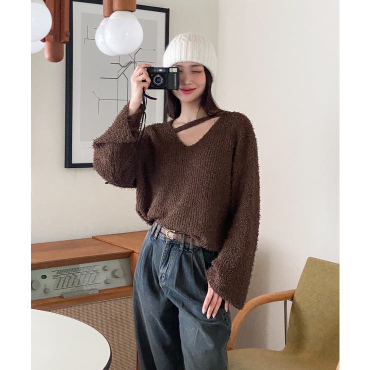 スリットもこもこニット | by muni:r | 詳細画像44 