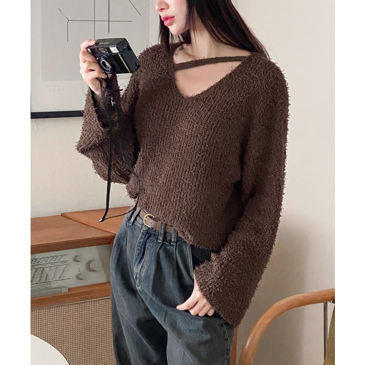 スリットもこもこニット | by muni:r | 詳細画像46 