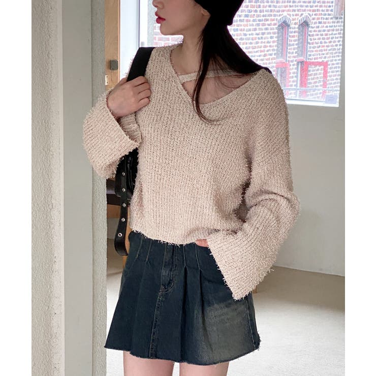 スリットもこもこニット | by muni:r | 詳細画像52 