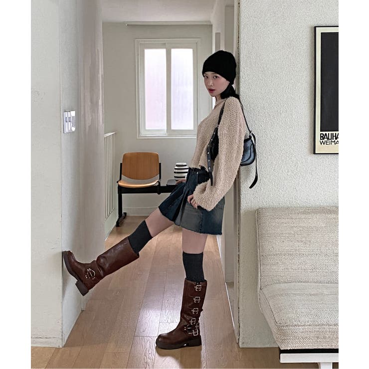 スリットもこもこニット | by muni:r | 詳細画像53 