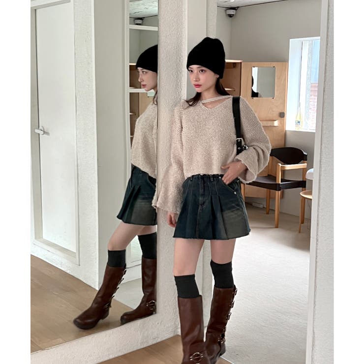 スリットもこもこニット | by muni:r | 詳細画像60 