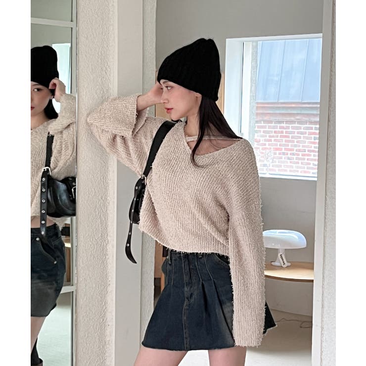 スリットもこもこニット | by muni:r | 詳細画像64 