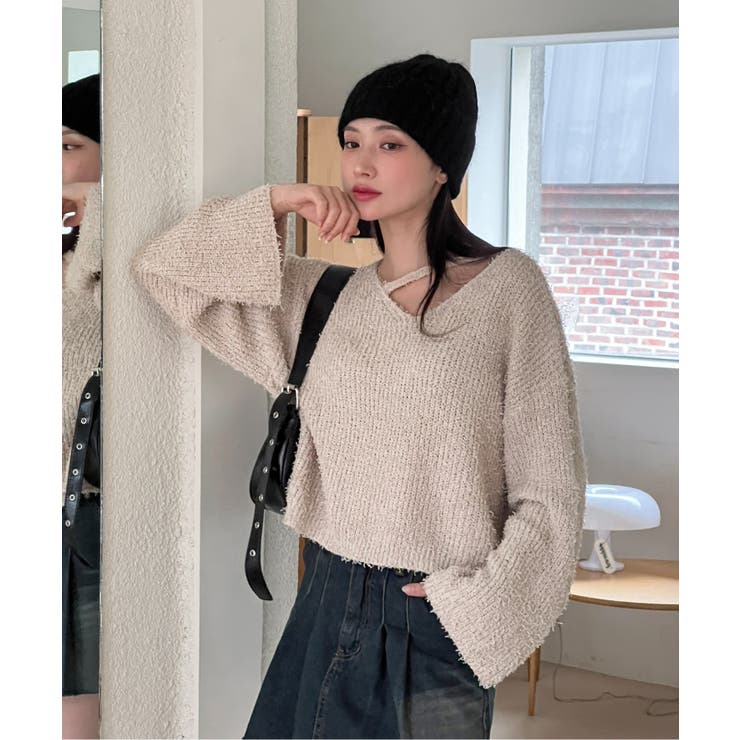 スリットもこもこニット | by muni:r | 詳細画像66 