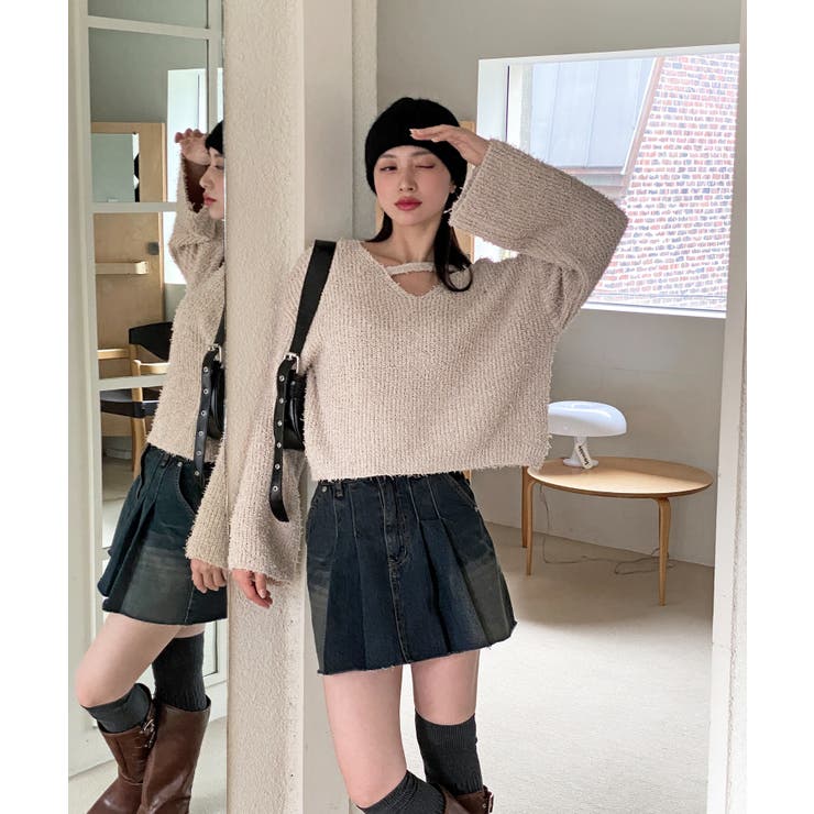 スリットもこもこニット | by muni:r | 詳細画像67 