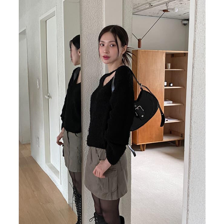 スリットもこもこニット | by muni:r | 詳細画像9 