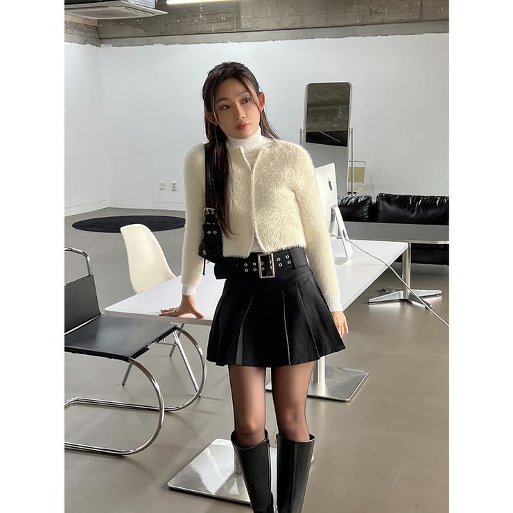 アンゴラ風ジッパーカーディガン | by muni:r | 詳細画像13 