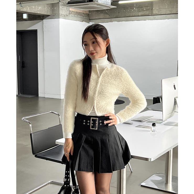 アンゴラ風ジッパーカーディガン | by muni:r | 詳細画像15 