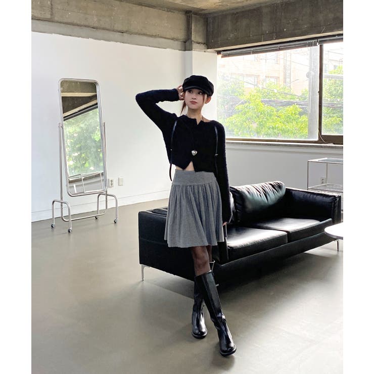 アンゴラ風ジッパーカーディガン | by muni:r | 詳細画像26 