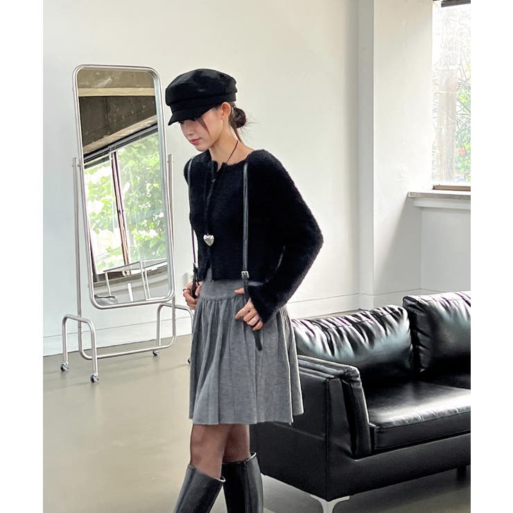 アンゴラ風ジッパーカーディガン | by muni:r | 詳細画像32 