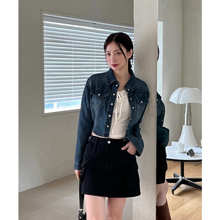 デニムカラーシャツジャケット | by muni:r | 詳細画像10 