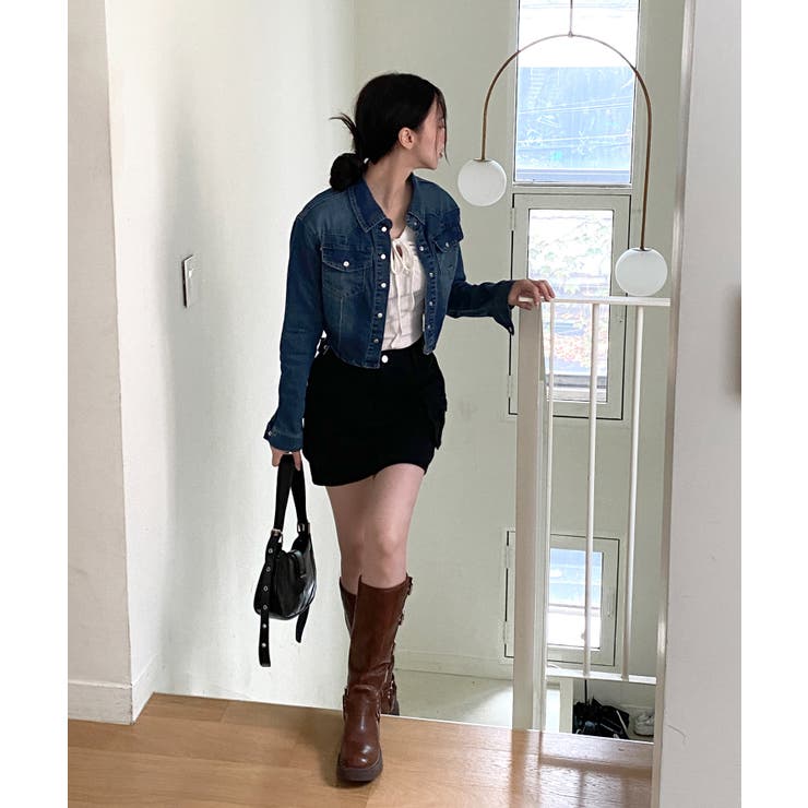 デニムカラーシャツジャケット | by muni:r | 詳細画像2 