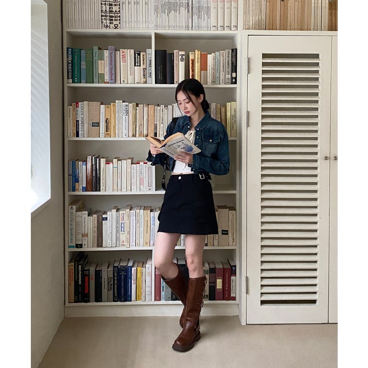 デニムカラーシャツジャケット | by muni:r | 詳細画像22 