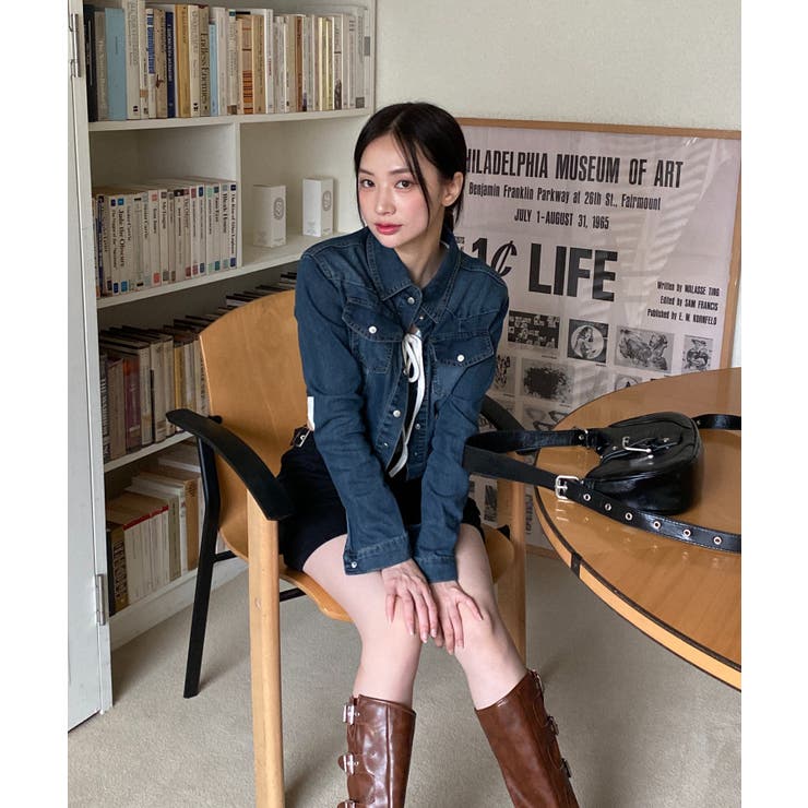 デニムカラーシャツジャケット | by muni:r | 詳細画像25 