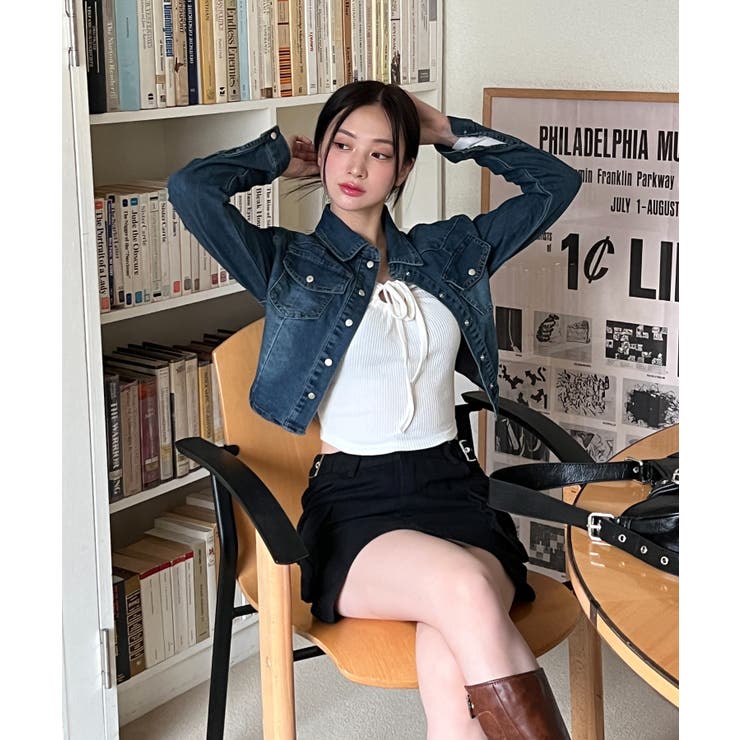 デニムカラーシャツジャケット | by muni:r | 詳細画像27 