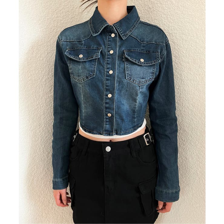 デニムカラーシャツジャケット | by muni:r | 詳細画像28 