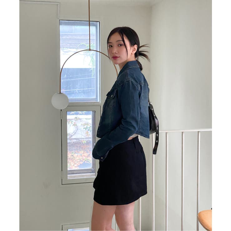 デニムカラーシャツジャケット | by muni:r | 詳細画像3 