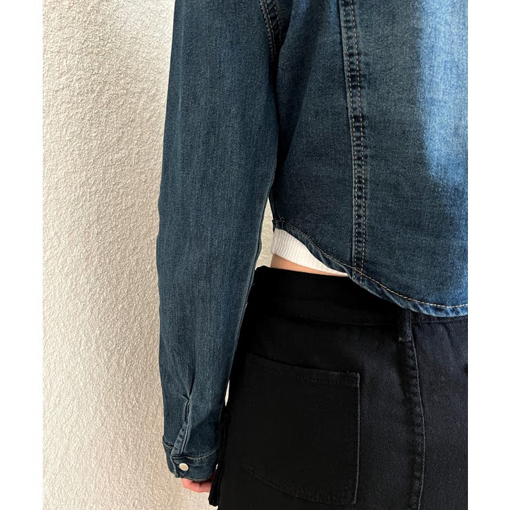 デニムカラーシャツジャケット | by muni:r | 詳細画像31 