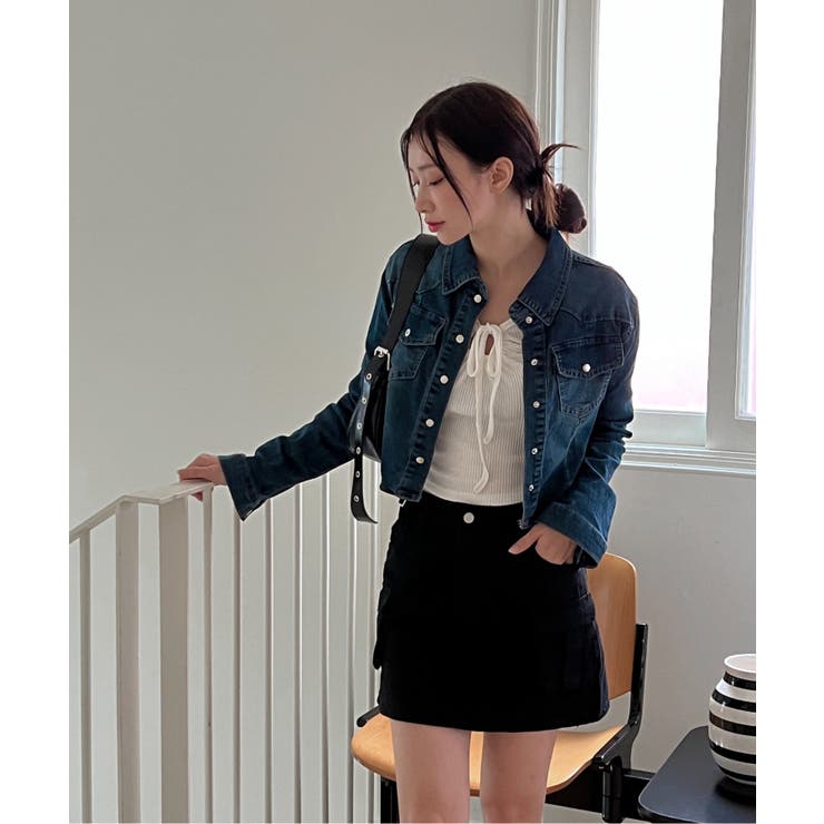 デニムカラーシャツジャケット | by muni:r | 詳細画像4 