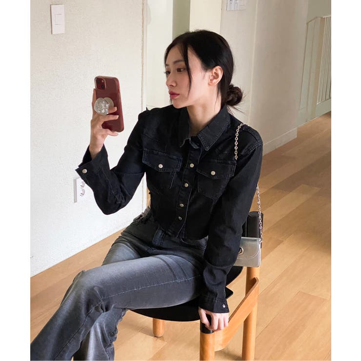 デニムカラーシャツジャケット | by muni:r | 詳細画像41 