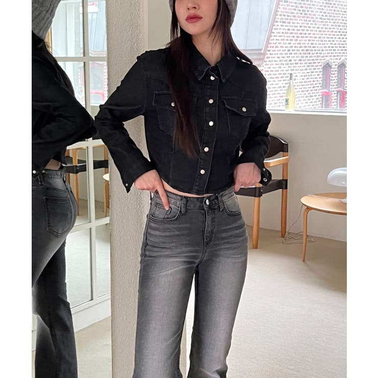 デニムカラーシャツジャケット | by muni:r | 詳細画像43 