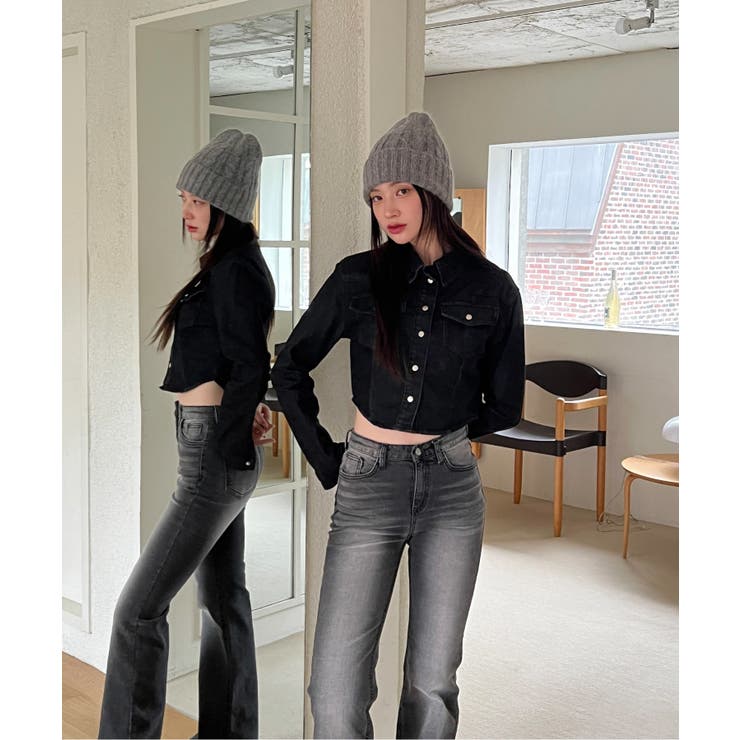 デニムカラーシャツジャケット | by muni:r | 詳細画像46 