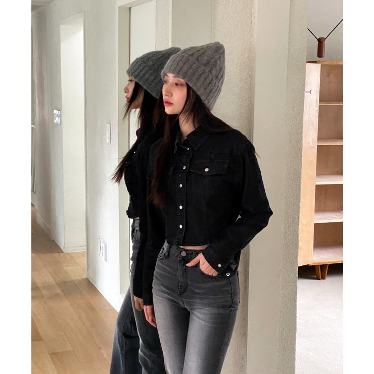 デニムカラーシャツジャケット | by muni:r | 詳細画像47 