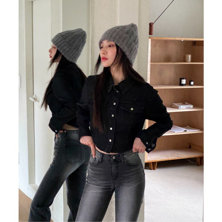 デニムカラーシャツジャケット | by muni:r | 詳細画像48 