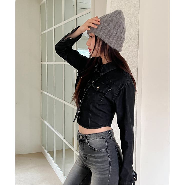 デニムカラーシャツジャケット | by muni:r | 詳細画像50 