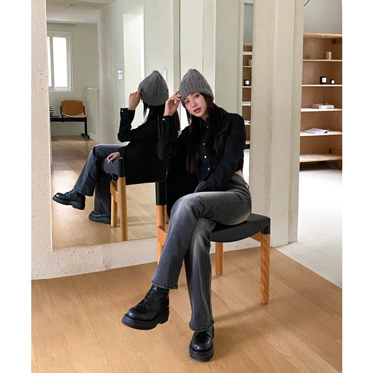 デニムカラーシャツジャケット | by muni:r | 詳細画像51 