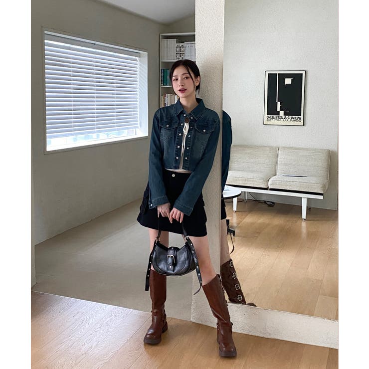 デニムカラーシャツジャケット | by muni:r | 詳細画像8 