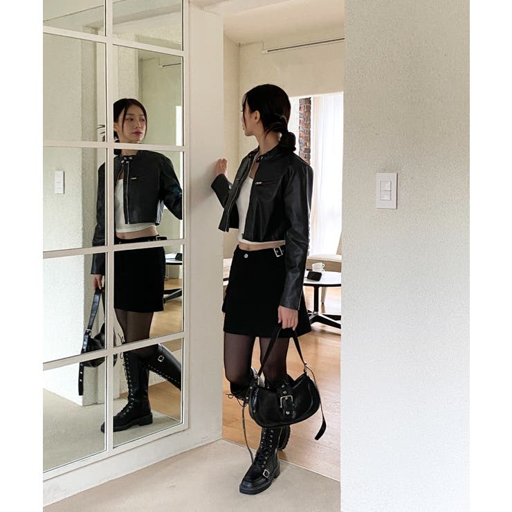 クロップドライダースジャケット | by muni:r | 詳細画像23 