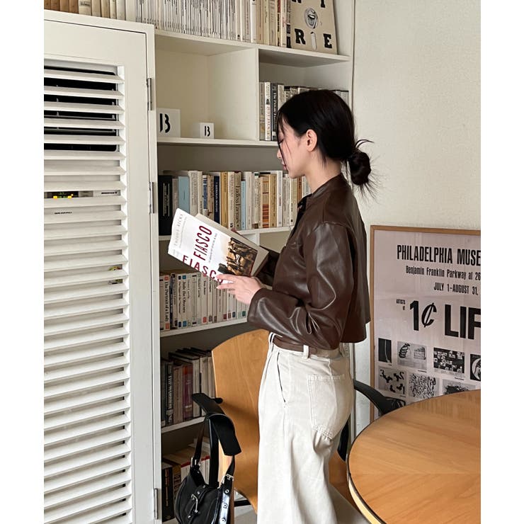 クロップドライダースジャケット | by muni:r | 詳細画像39 