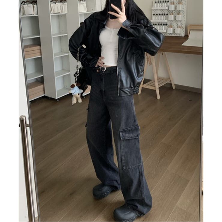 カーゴワイドデニムパンツ | by muni:r | 詳細画像13 