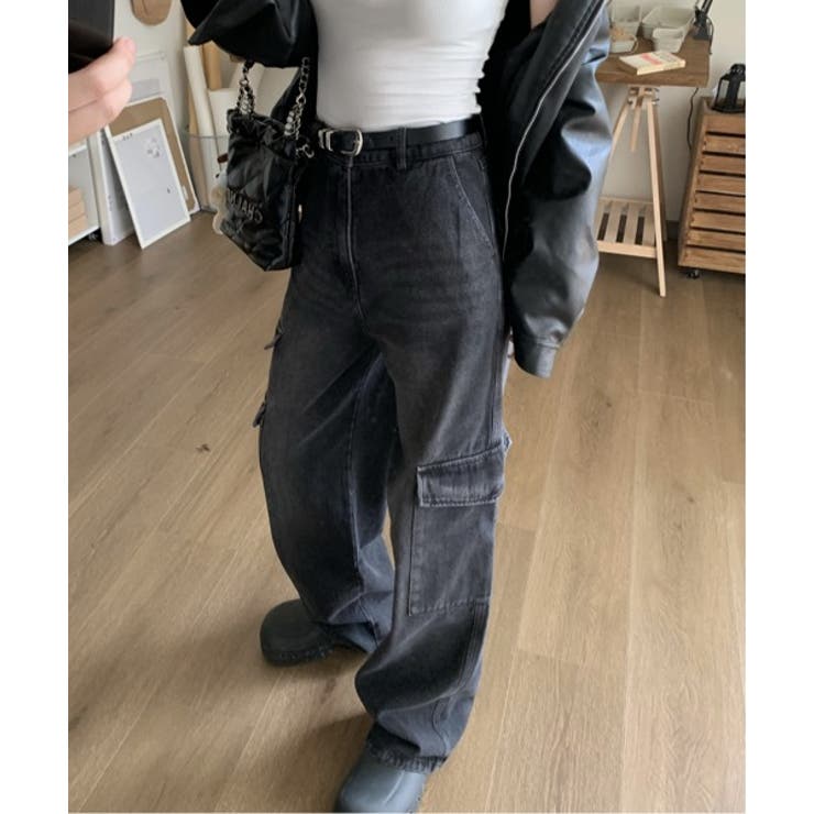 カーゴワイドデニムパンツ | by muni:r | 詳細画像15 